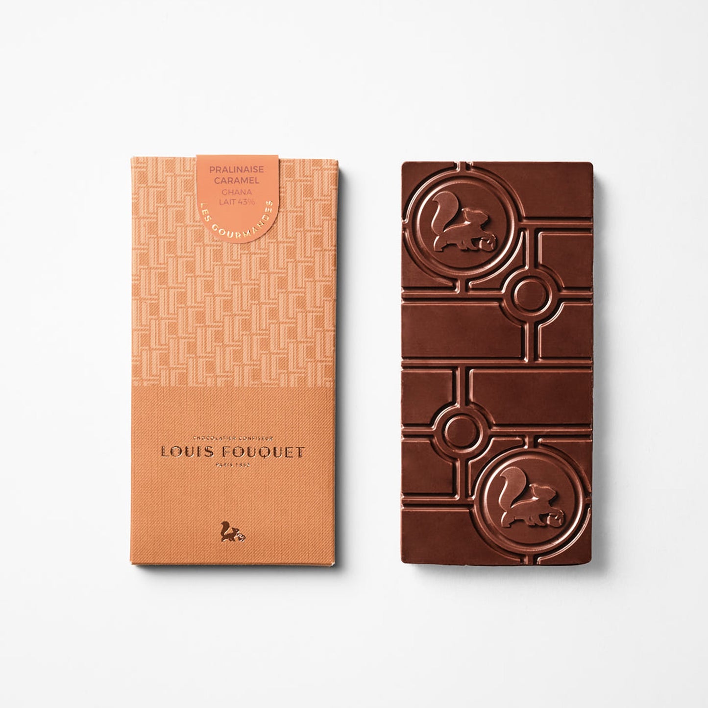 Tablette Pralinaise Amande - Noir