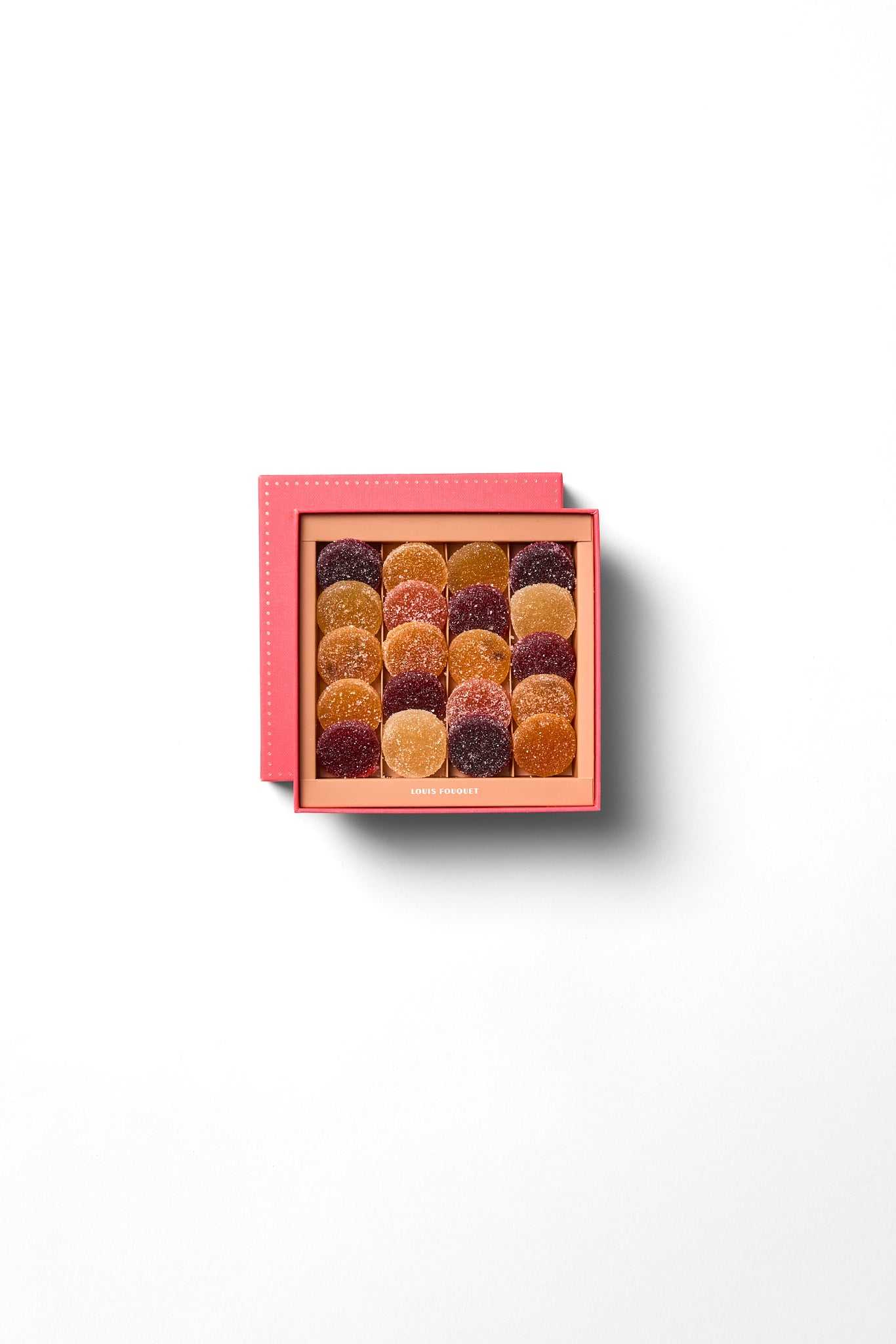 Boxes of fruits jellies