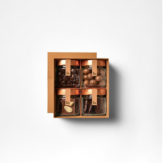 Coffret de 4 pots - chocolats