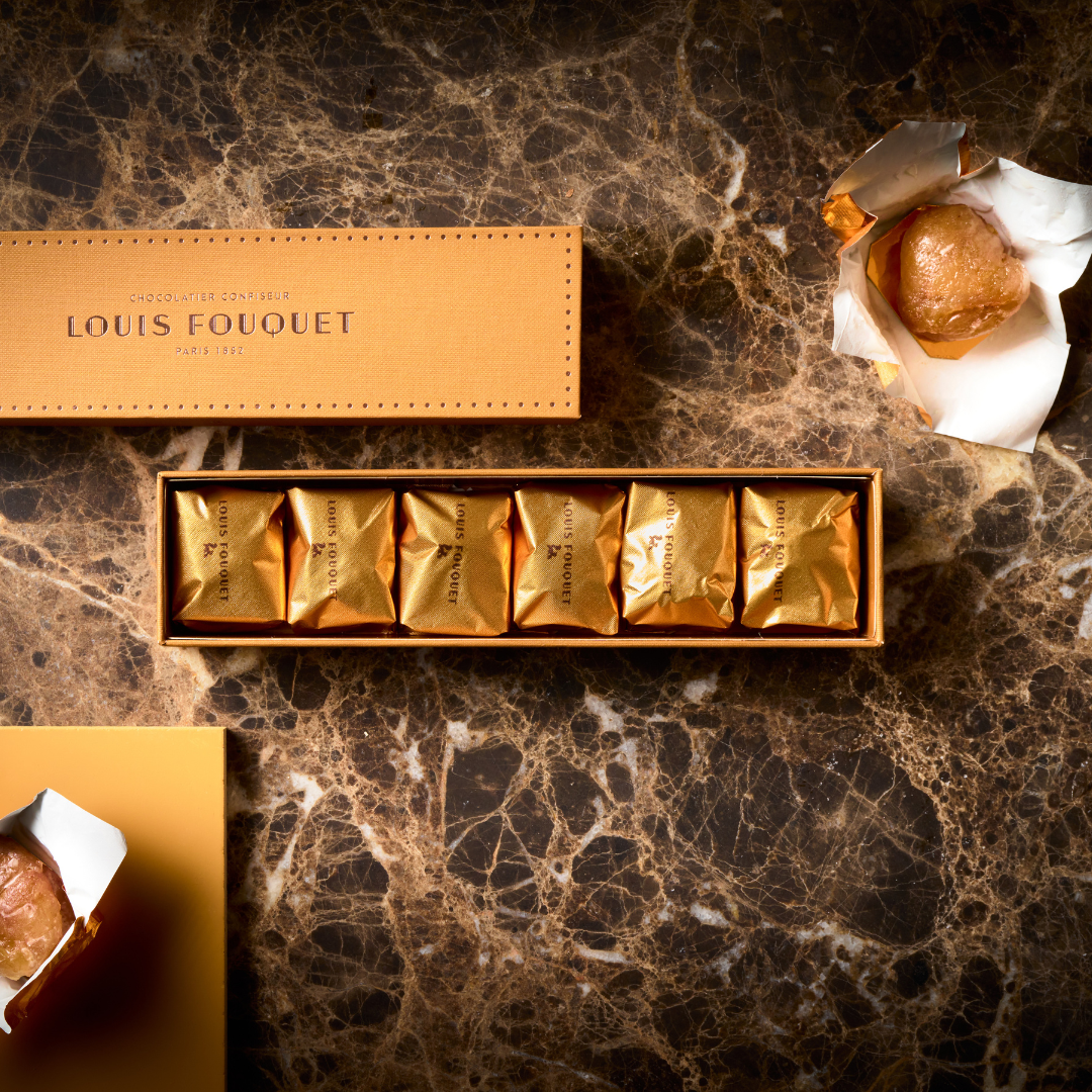 Boîte de 6 marrons glacés