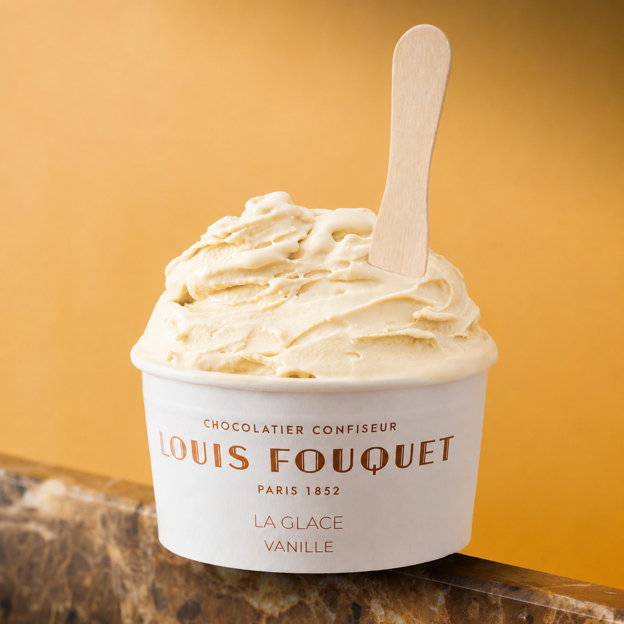 Glace vanille ambiance