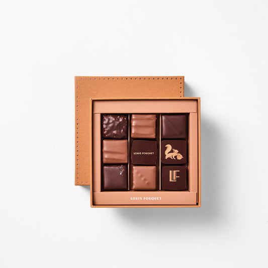 Box of 9 assorted chocolates