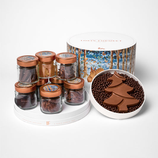 LES PETITS POTS DE NOËL ET LE SAPIN GOURMAND