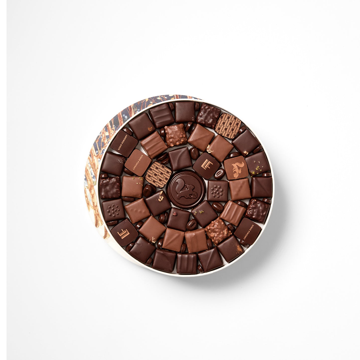 Boîte de 43 chocolats de Noël