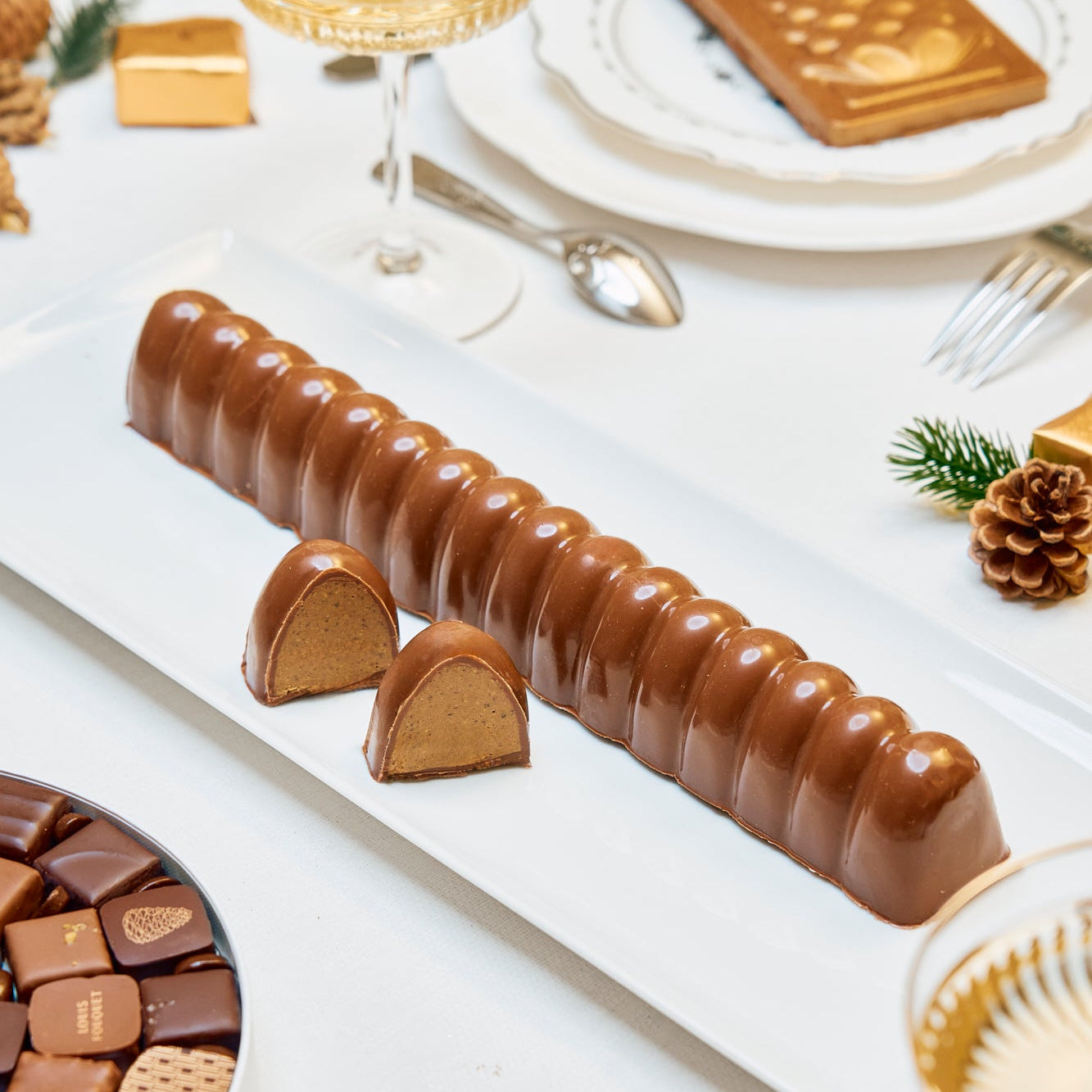 La grande barre à partagé au praliné