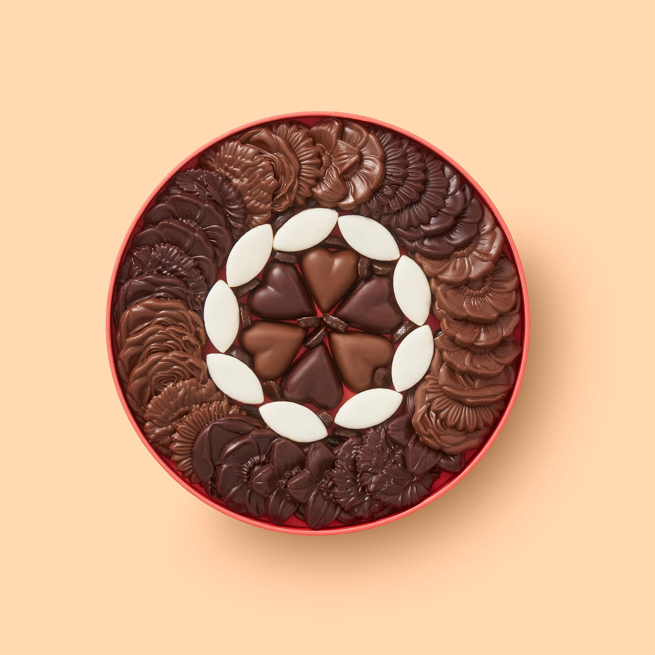 La rosace assortie chocolat fête des mères