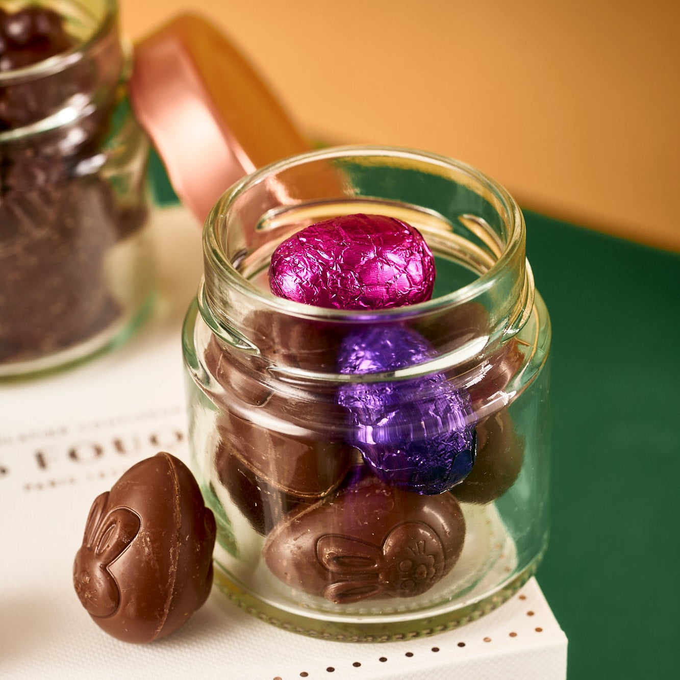 Photo oeufs paques praline