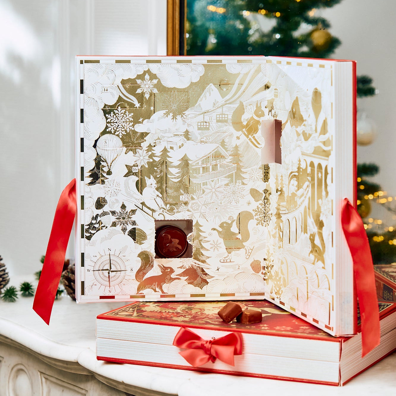 Le calendrier de l'Avent LOUIS FOUQUET ouvert