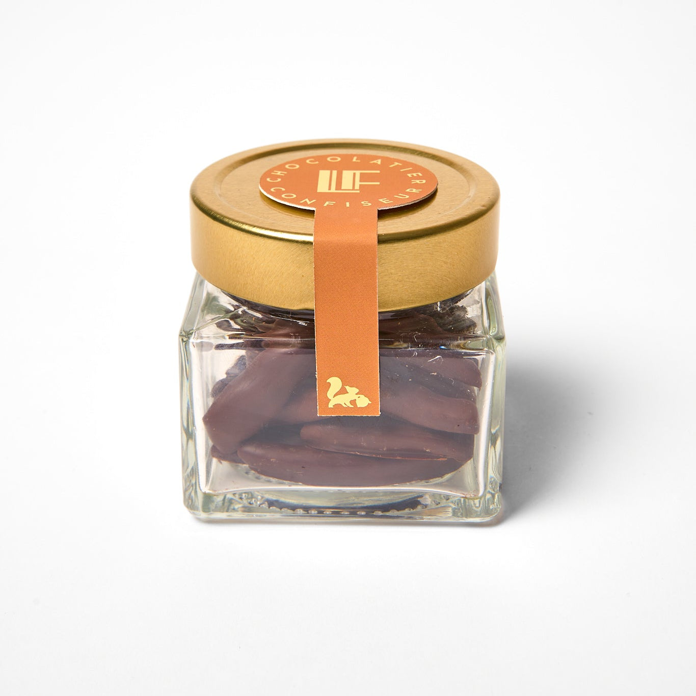 Le pot d'oranginettes enrobées de chocolat 