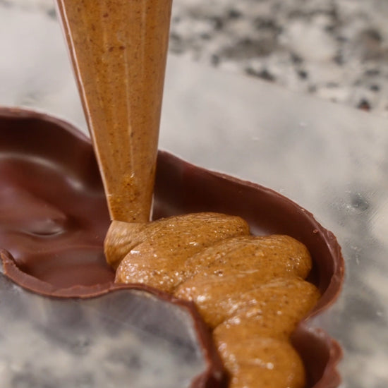 Tablette fourrée de praliné